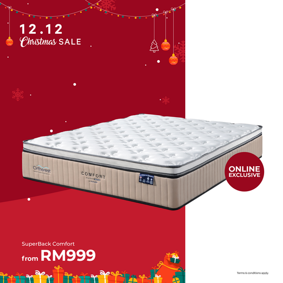 [Online Exclusive] Orthorest SuperBack Comfort Mattress